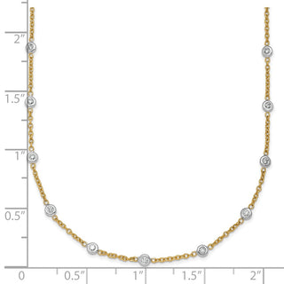 Unisex 18K Gold Necklace 18DBY1XYD18