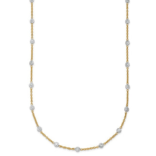 Unisex 18K Gold Necklace 18DBY1XYD18