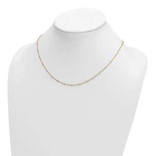 Unisex 18K Gold Necklace 18DBY1XYD18