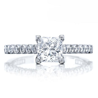 Sculpted Crescent Solitaire Engagement Ring 200-2PR55
