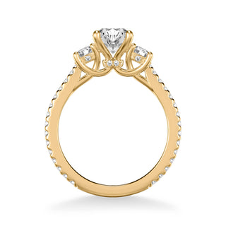 Jill Classic Three Stone Diamond Engagement Ring