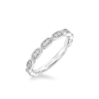 Cressida Vintage Heritage Collection Diamond And Milgrain Wedding Band