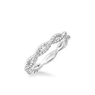 Stackable Band With Rope Twist
