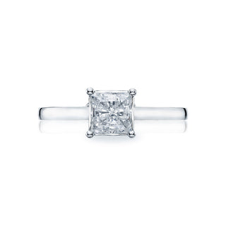 Sculpted Crescent  Engagement Ring 48PR55
