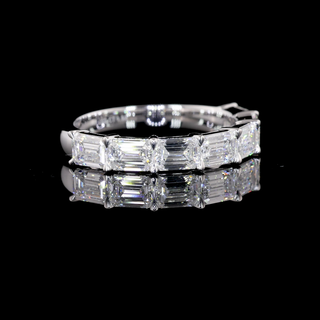 Emerald Half Eternity Band EB302