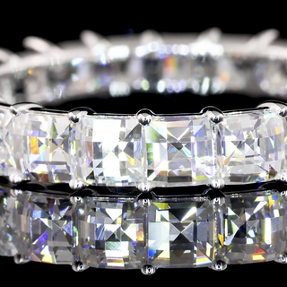 Antique Asscher Eternity Band Eternity Band EB534