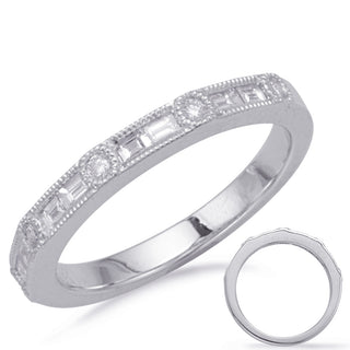 Baguette Bands Wedding Band EN7233-B8X6MWG