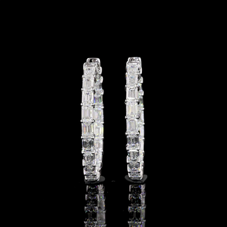 Emerald Hoops Earring ER1392