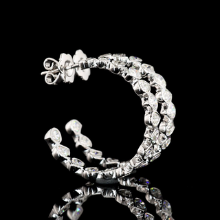Pear C Hoops Earring ER1828