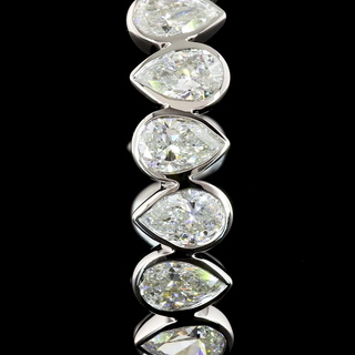 Pear C Hoops Earring ER1828
