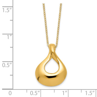 14K Gold Necklace LF1064-18