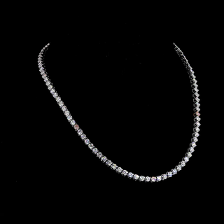 Round Tennis Necklace NK-39