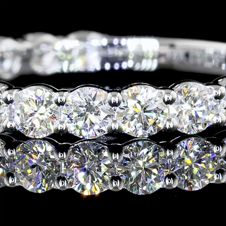 Round 3/4 Band Half Eternity Band EB802