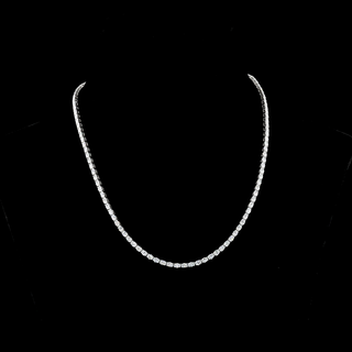 Oval Tennis Necklace NK-300