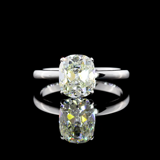 Antique Cushion Solitaire Ring RG2158