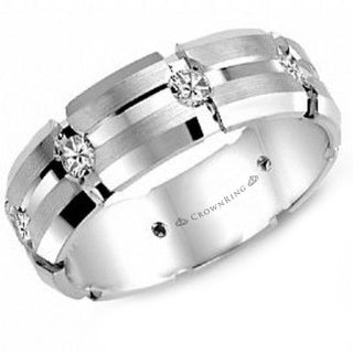 Diamond Contemporary Wedding Band WB-7200