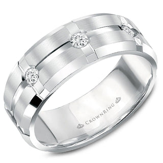 Diamond Contemporary Wedding Band WB-7276