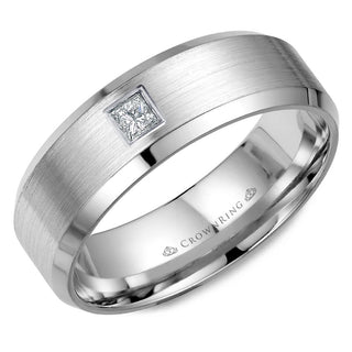 Diamond Contemporary Wedding Band WB-9826