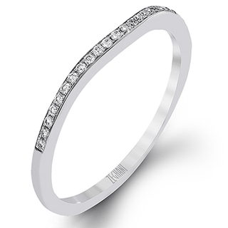 Zeghani Ladies 14k White Gold Engagement Ring ZR1228