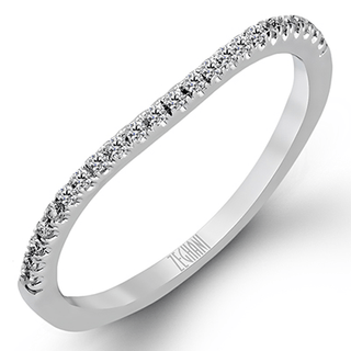 Zeghani Ladies 14k White Gold Engagement Ring ZR152