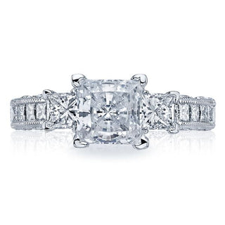 Classic Crescent  Engagement Ring HT243012
