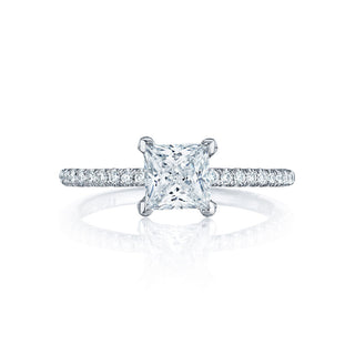 Petite Crescent  Engagement Ring HT254515