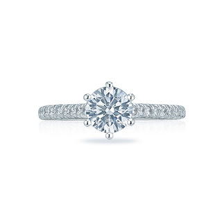 Petite Crescent  Engagement Ring HT2546