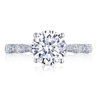 Petite Crescent  Engagement Ring HT2559