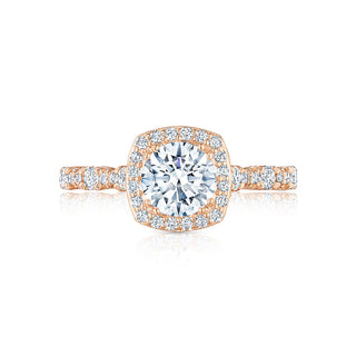 Petite Crescent  Engagement Ring HT2560CU