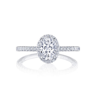 Petite Crescent  Engagement Ring HT257215