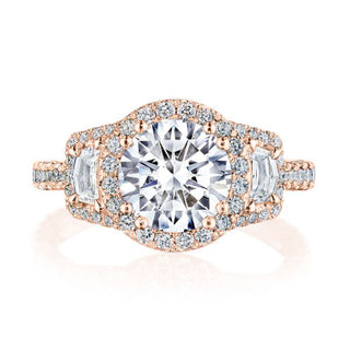 Petite Crescent RoyalT  Engagement Ring HT2677
