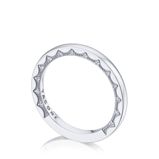 Coastal Crescent Plain Wedding Band P1012B34