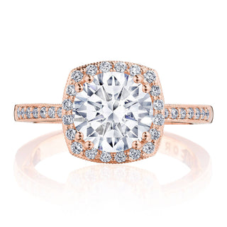 Coastal Crescent Solitaire Engagement Ring p1032