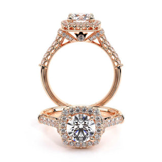 Renaissance 0.55 Round Halo Engagement Ring Renaissance-908Cu7