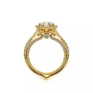 Couture 0.6ct Round Halo Engagement Ring Couture-0444