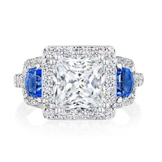 Classic Crescent  Engagement Ring HT2680PR8BS