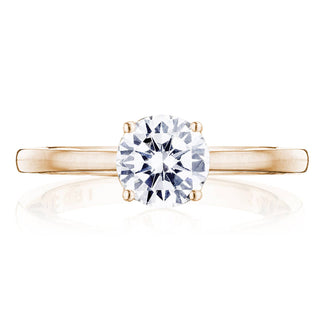 Coastal Crescent Solitaire Engagement Ring P100