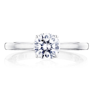 Coastal Crescent Solitaire Engagement Ring P100