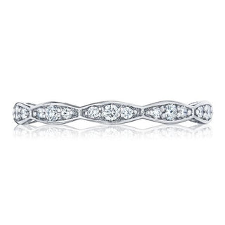 Sculpted Crescent  Wedding Band 46-2ET