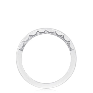 Coastal Crescent Plain Wedding Band P101B