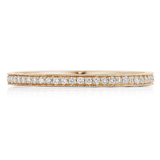 Coastal Crescent Eternity Wedding Band P103B34