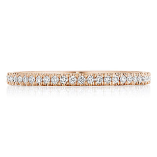 Coastal Crescent Eternity Wedding Band P104B34