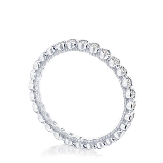 Sculpted Crescent Eternity Wedding Band 200-2ET