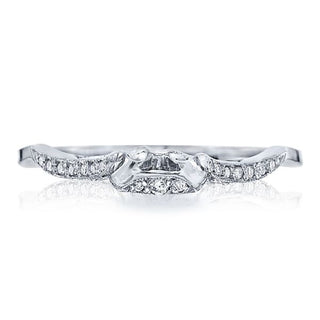 Classic Crescent  Wedding Band 2573MDB