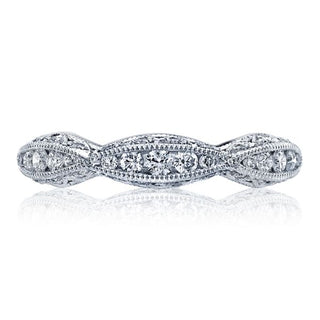 Classic Crescent Eternity Wedding Band 2578B