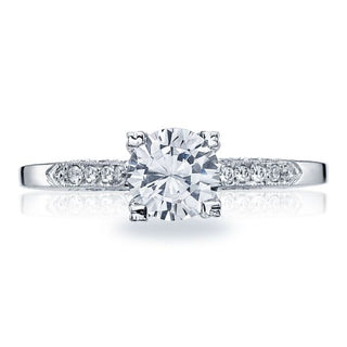 Classic Crescent  Engagement Ring 2586RD6