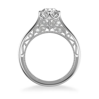 Gayla Vintage Solitaire Heritage Collection Diamond Engagement Ring