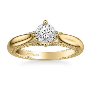 Gayla Vintage Solitaire Heritage Collection Diamond Engagement Ring