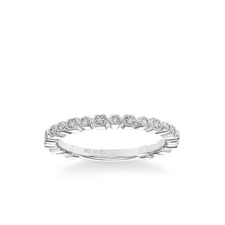 Louisa Vintage Diamond And Milgrain Multi-Shape Wedding Band