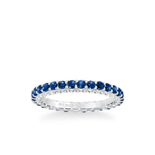 Stackable Sapphire Eternity Band